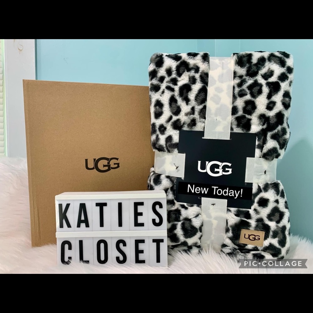 NWT UGG ANIMAL PRINT BLANKET! - Picture 1 of 5